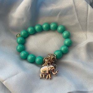 Turquoise beaded bracelet